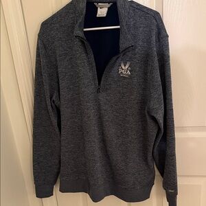 Nike PGA Tour Men's Navy Blue Zip-Up Sweater